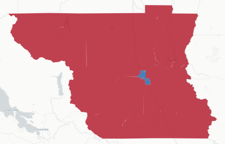 Colusa Prop 50 result map