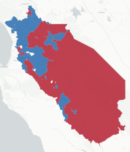 AD-29 Prop 50 result map