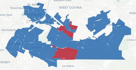 AD-56 Prop 50 result map