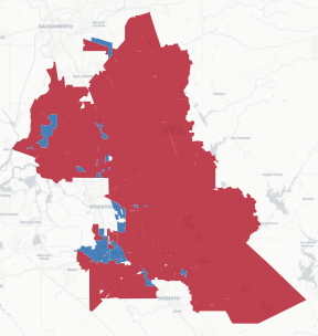 AD-9 Prop 50 result map