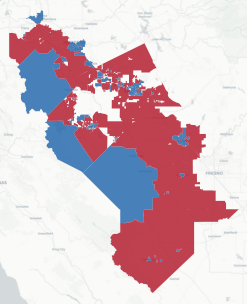CD-13 Prop 50 result map