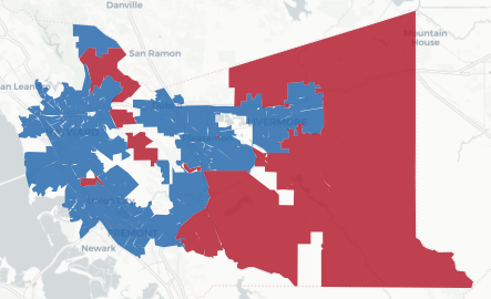 CD-14 Prop 50 result map