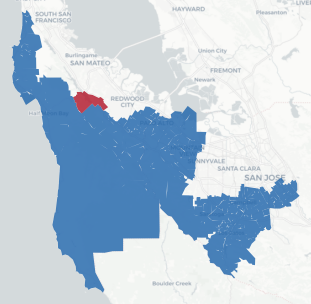 CD-16 Prop 50 result map