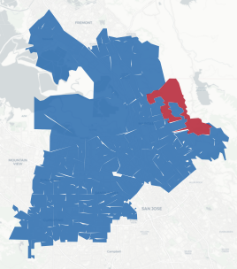 CD-17 Prop 50 result map