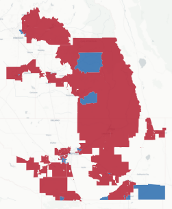 CD-20 Prop 50 result map