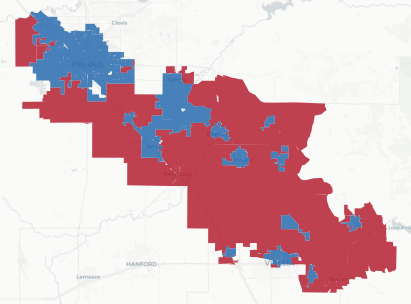 CD-21 Prop 50 result map