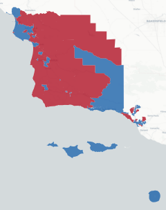 CD-24 Prop 50 result map