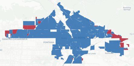 CD-33 Prop 50 result map