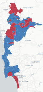 CD-50 Prop 50 result map