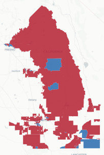 SD-12 Prop 50 result map