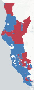 SD-2 Prop 50 result map