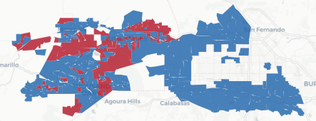 SD-27 Prop 50 result map