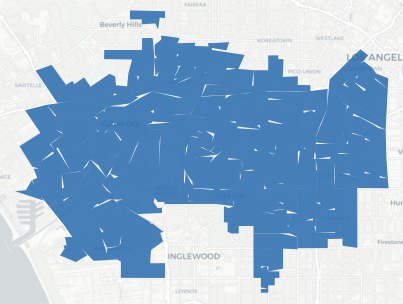 SD-28 Prop 50 result map
