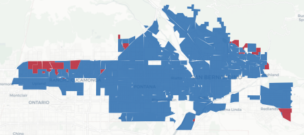 SD-29 Prop 50 result map