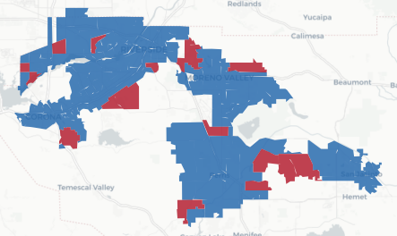 SD-31 Prop 50 result map