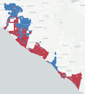 SD-36 Prop 50 result map
