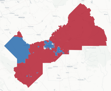 Fresno Prop 50 result map