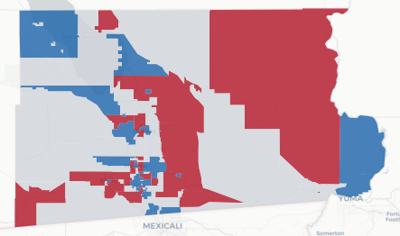 Imperial Prop 50 result map