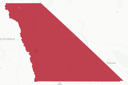 Inyo Prop 50 result map