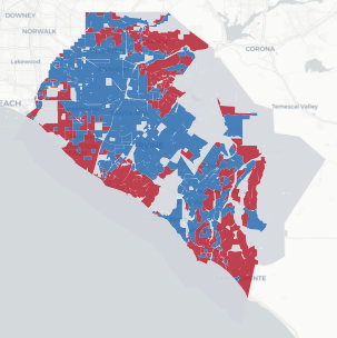 Orange Prop 50 result map