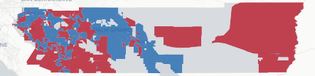 Riverside Prop 50 result map