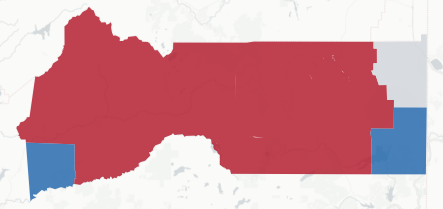 Sierra Prop 50 result map
