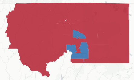 Siskiyou Prop 50 result map