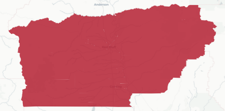 Tehama Prop 50 result map