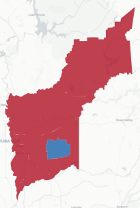Yuba Prop 50 result map