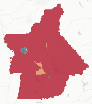 Butte County precinct map