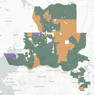 State Assembly District 11 results map