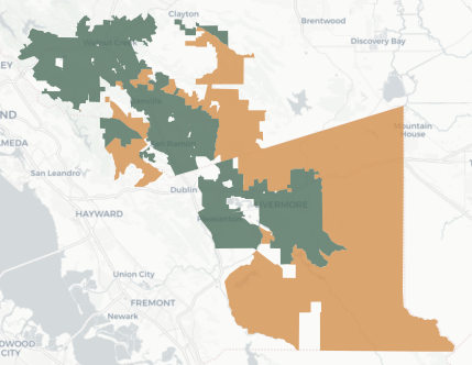 State Assembly District 16 results map