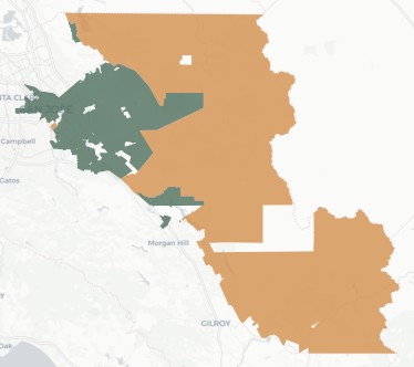 State Assembly District 25 results map