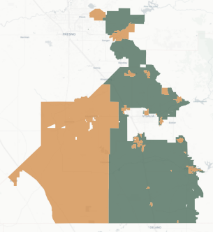State Assembly District 33 results map
