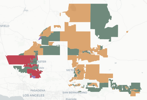 State Assembly District 34 results map