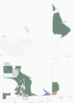 State Assembly District 36 results map