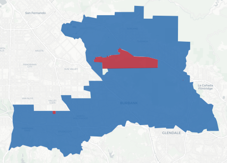 State Assembly District 44 results map