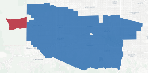 State Assembly District 46 results map