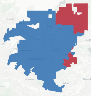State Assembly District 48 results map