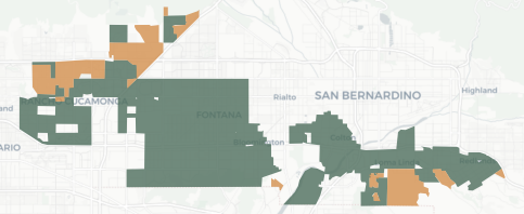 State Assembly District 50 results map