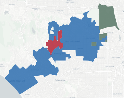 State Assembly District 51 results map