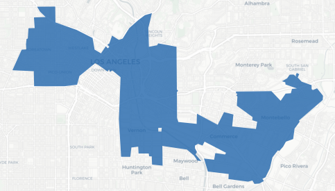 State Assembly District 54 results map