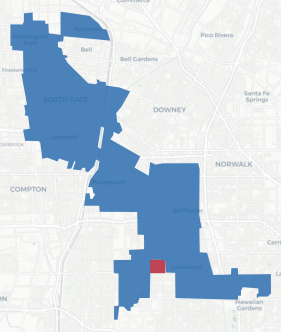 State Assembly District 62 results map