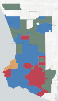 State Assembly District 66 results map
