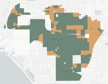 State Assembly District 70 results map