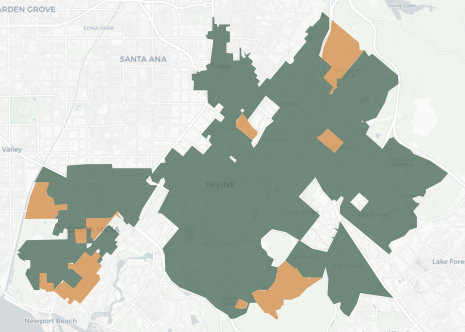 State Assembly District 73 results map