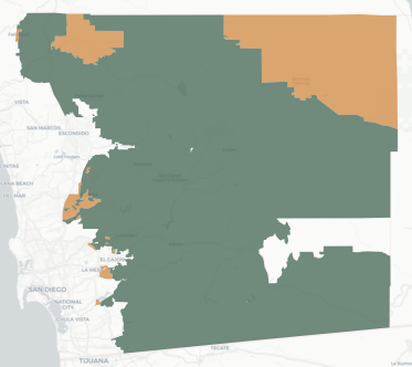 State Assembly District 75 results map