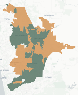 State Assembly District 76 results map