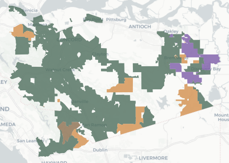 Congressional District 10 results map