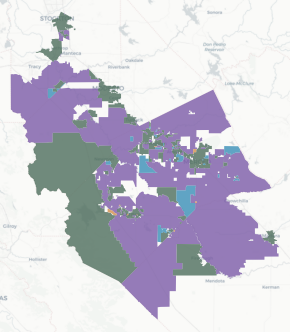 Congressional District 13 results map
